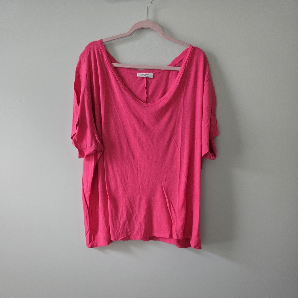 Vibrant Pink Short Sleeve Women's Tee